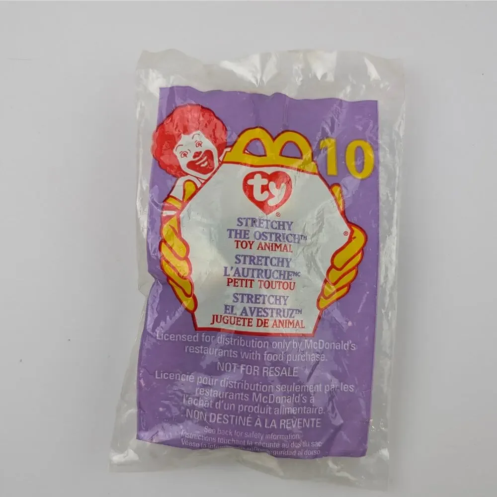 7 Sealed McDonald's TY Teenie Beanie Babies 1998-2000 Mixed Lot